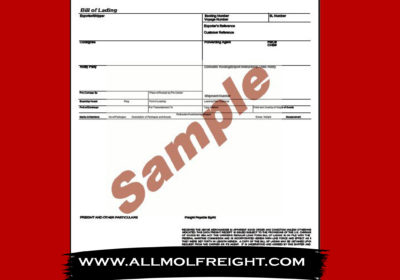 Importance of proper Freight notation in bill of lading